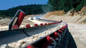 Cinta transportadora de manipulación de materiales